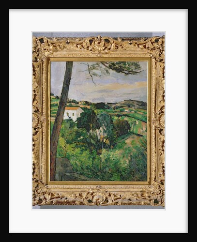 Landscape with red roof or The pine at the Estaque, 1875-76 by Paul Cezanne