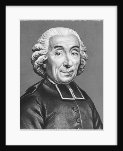 Portrait of Gabriel Bonnot de Mably by Claude Dominique Vinsac