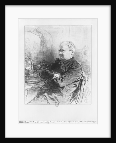 Henri Bonaventure Monnier by Paul Gavarni
