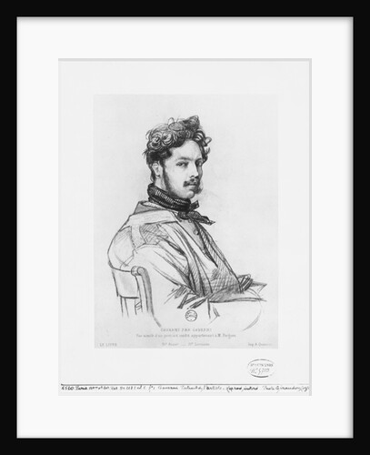 Self portrait by Paul Gavarni