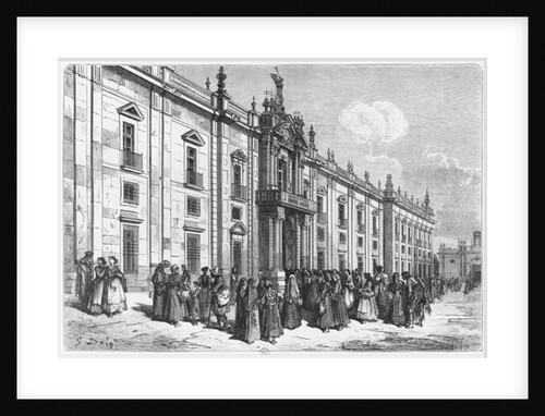 Cigarette makers outside the tobacco factory in Seville, 1868 by Gustave Dore