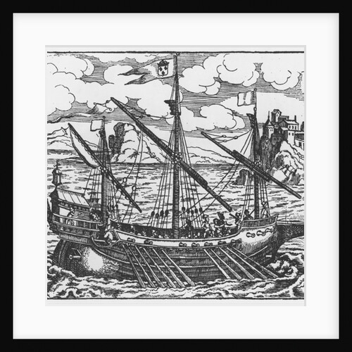 French galley operating in the ports of the Levant since Louis XI by French School