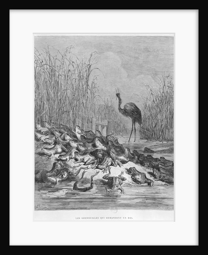 The frogs asking for a king by Gustave Dore