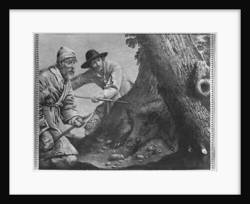 Boar hunt by Master of the Processions