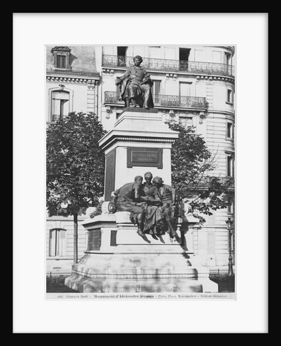 Monument to Alexandre Dumas Pere, 1883 by Gustave Dore