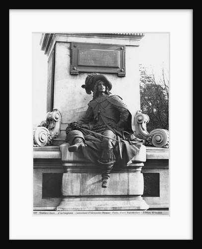 Monument to Alexandre Dumas Pere, d'Artagnan, 1883 by Gustave Dore