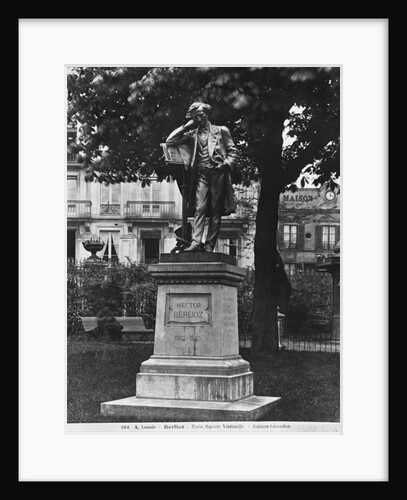 Monument to Hector Berlioz, Square Vintimille, 1884 by Alfred Charles Lenoir