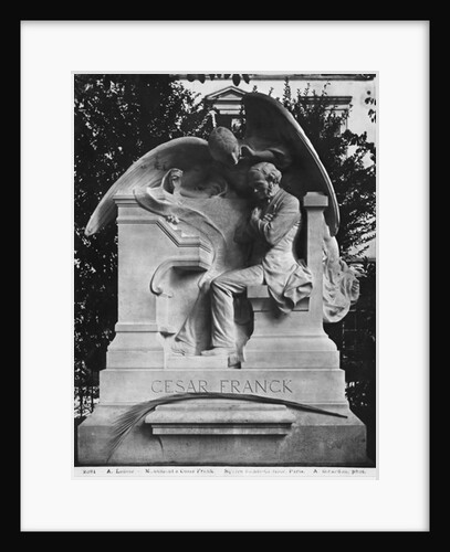 Monument to Cesar Franck, square St. Clotilde, 1891 by Alfred Charles Lenoir