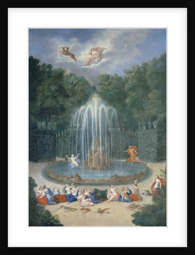 The Groves of Versailles. View of the Star or Mountain of Water with Alph persuing Arethusa by Jean the Younger Cotelle