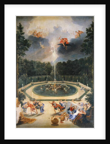 The Groves of the Versailles. View of the Fountain of Enceladus with the Feast of Lycaon by Jean the Younger Cotelle