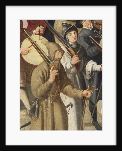 Procession of the Holy League on the Ile de la Cite by French School