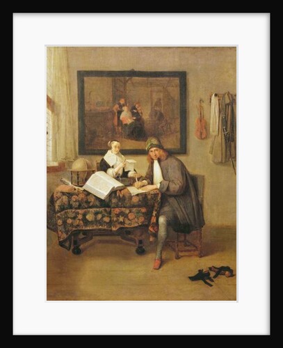The Studious Life, 1662 by Quiringh Gerritsz. van Brekelenkam