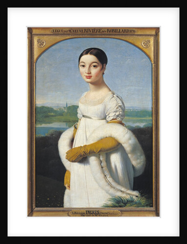 Portrait of Mademoiselle Caroline Riviere 1805 by Jean Auguste Dominique Ingres