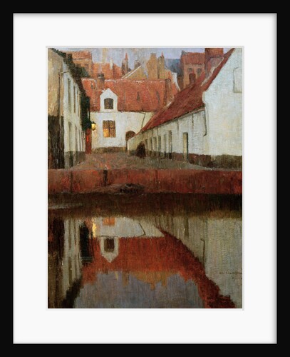 Little Town on the Edge of the Water, at Dusk, 1899 by Albert Baertsoen