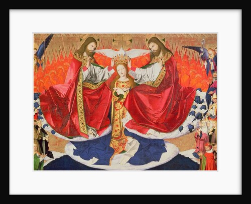The Coronation of the Virgin, completed 1454 by Enguerrand Quarton