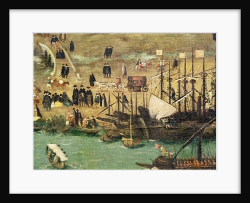 The Port of Seville, c.1590 by Alonso Sanchez Coello