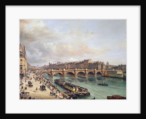 View of Pont Neuf, 1832 by Giuseppe Canella