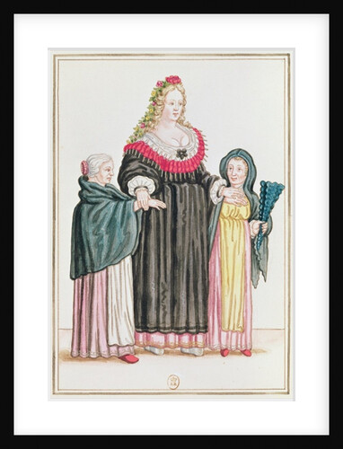 Venetian Courtesan by French School