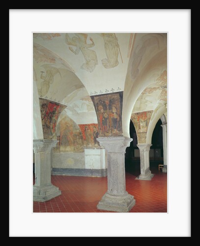 View of the crypt church by Anonymous