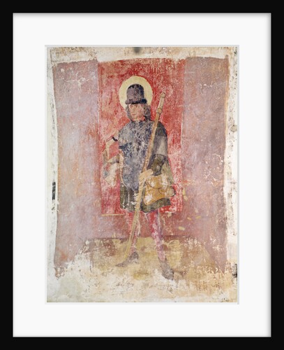 St. Brendan of Ireland, mural from the crypt, c.1480-1540 by School Flemish