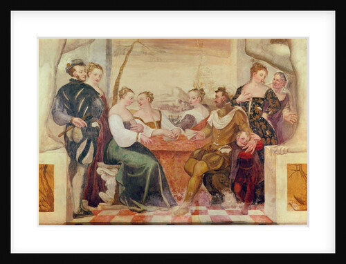 The Card Game, 1570 by Italian School