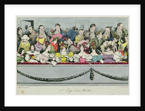 Premiere Loge d'un theatre by Fortune Delarue