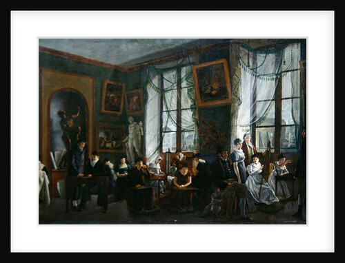 The Studio of Madame Haudebourt-Lescot by Joseph Albrier