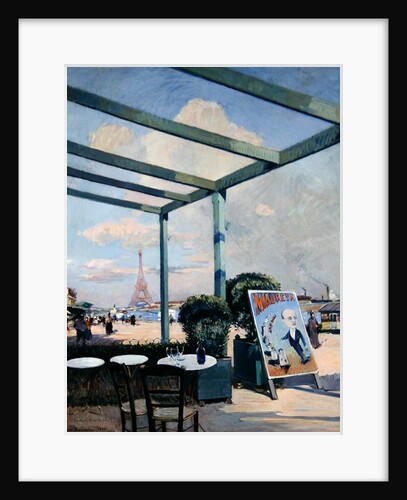 The River at Auteuil at 'Le Point du Jour', 1890 by Louis Jules Dumoulin