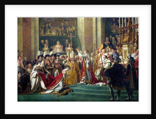 The Consecration of the Emperor Napoleon and the Coronation of the Empress Josephine, 2nd December 1804 by Jacques Louis David
