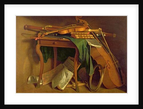 The Musician's Table, c.1760 by Henri Roland de la Porte