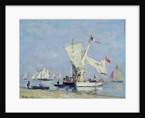 Sailing Boats, c.1869 by Eugene Louis Boudin