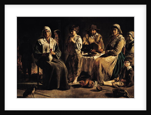 Peasant Family in an Interior, c.1643 by Louis Le Nain