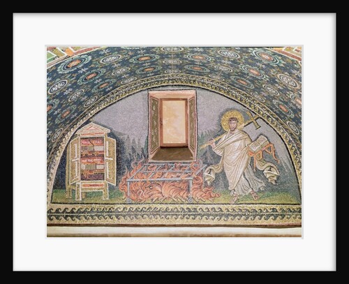 Probably Saint Lawrence, martyred on an iron grill by Byzantine School