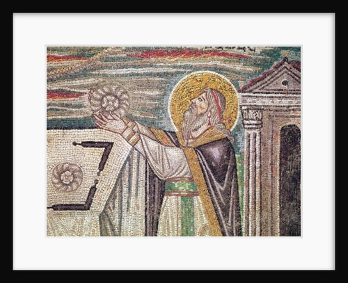 Melchisedech offers Bread at the Altar by Byzantine School