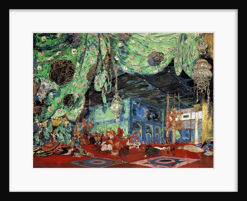 Set design for 'Scheherazade' by Rimsky-Korsakov 1916 by Leon Bakst
