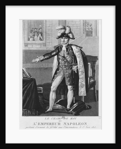 The 'Champ de Mai' or Emperor Napoleon I swearing fidelity to the Constitutions on 1st June 1815 by French School