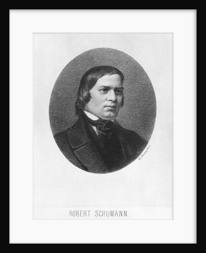 Robert Schumann, 1839 by Josef Nikolaus (after) Kriehuber