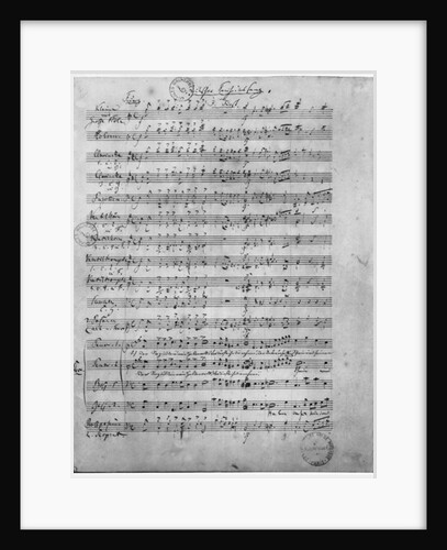 Ms.316, Three Lieder, Opus 65, Number 3, for male choir, 1847 by Robert Schumann