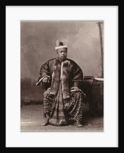 Burmese magistrate, late 19th century by English Photographer