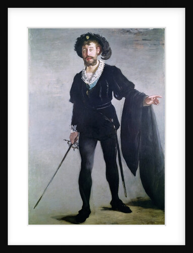 Jean Baptiste Faure as Hamlet, 1877 by Edouard Manet