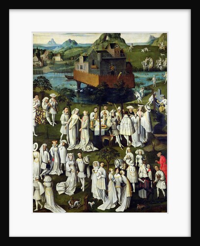 The Garden of Love at the Court of Philip the Good, in the Gardens of the Chateau de Hesdin in 1431 by French School