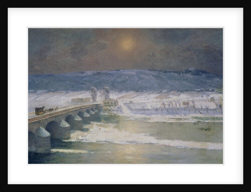 The Snow in the Auvergne, 1886 by Albert-Charles Lebourg