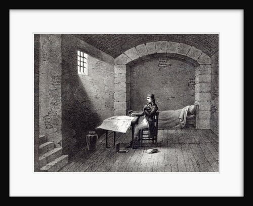 Brigadier-General Bonaparte in prison in the Fort Carre in Nice by French School