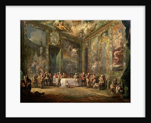 Charles III de Borbon, lunching Before his Court, c.1770 by Luis Paret y Alcazar