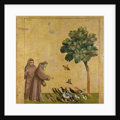 St. Francis of Assisi preaching to the birds, 1299 by Giotto (c.1266-1337)
