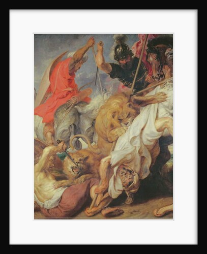 Detail of The Lion Hunt, 1621 by Peter Paul Rubens