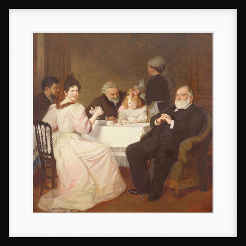 Family Reunion at the Home of Madame Adolphe Brisson, 1893 by Marcel Andre Baschet