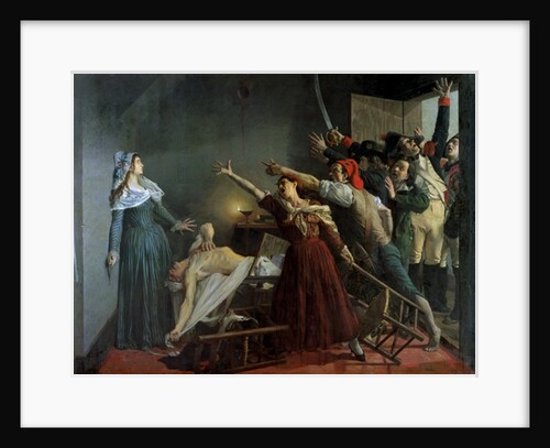 The Assassination of Marat, 1886 by Jean Joseph Weerts