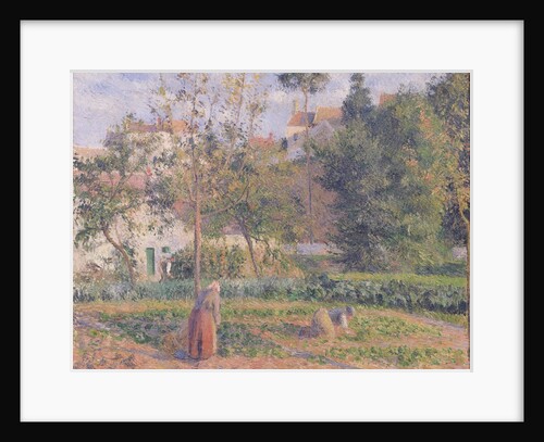 Vegetable Garden at the Hermitage, Pontoise, 1879 by Camille Pissarro