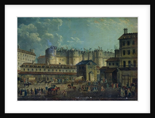 Demolition of the Bastille in 1789, c.1789 by Pierre-Antoine Demachy
